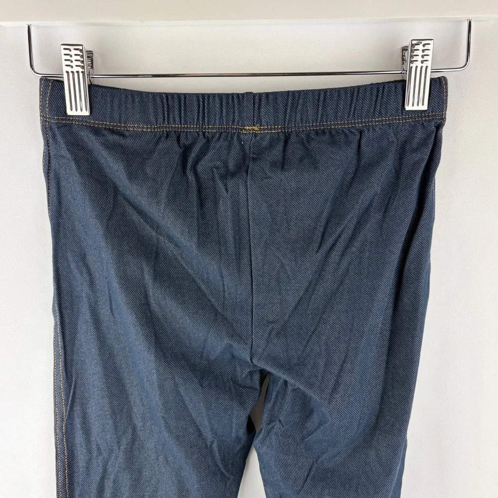 The Children's‎ Place Girls Denim Leggings Dark Indigo Blue Jeggings L 10/12